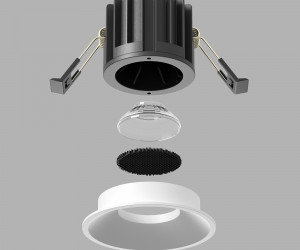 Встраиваемый светильник Technical DL058-12W4K-W