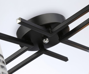 TR303212/4 BK/CH/SM/FR черный/хром/дымчатый/белый матовый E27*4 max 60W D515*200