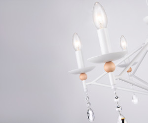 TR9596/6 WH белый E14/6 max 40W D660*880