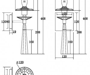 Настенный светильник (бра) Maytoni MOD224WL-01BS