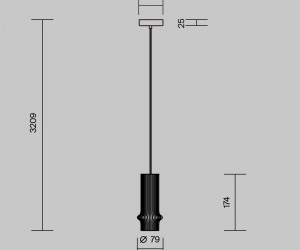 Подвесной светильник Maytoni MOD430PL-L5W3K1
