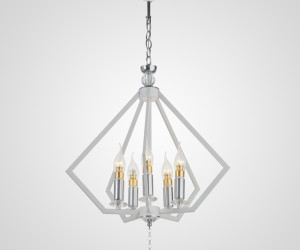 Подвесная люстра PL2061-5 WT+CR 000060431