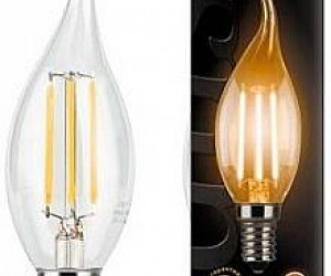 Лампа Gauss LED Filament Candle tailed E14 9W 2700K 1/10/50