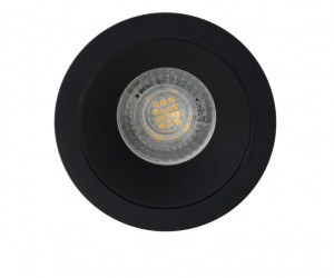DK2026-BK Встраиваемый светильник, IP 20, 50 Вт, GU10, черный, алюминий