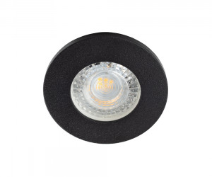 DK2030-BK Встраиваемый светильник, IP 20, 50 Вт, GU10, черный, алюминий