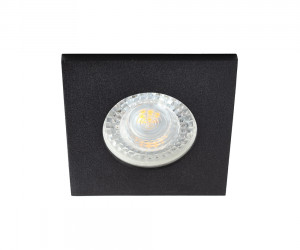 DK2031-BK Встраиваемый светильник, IP 20, 50 Вт, GU10, черный, алюминий