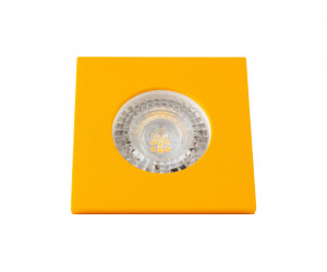DK2031-YE Встраиваемый светильник, IP 20, 50 Вт, GU10, желтый, алюминий