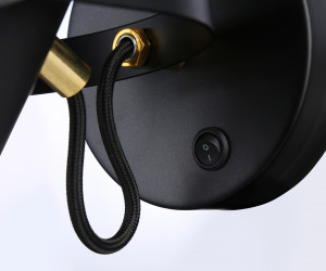 TR8204 BK черный E27 max 40W D117*280