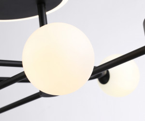 FL66232/6 BK черный 48W 3000K-6400K+G9/4 880*880*240 (ПДУ ИК)