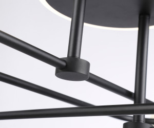 FL66232/6 BK черный 48W 3000K-6400K+G9/4 880*880*240 (ПДУ ИК)