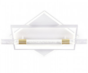 FL5012 WH/GD белый/золото 3000K/4200K/6400K 78W 523.3*496.7*100 (ПДУ РАДИО 2.4G)