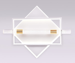 FL5012 WH/GD белый/золото 3000K/4200K/6400K 78W 523.3*496.7*100 (ПДУ РАДИО 2.4G)