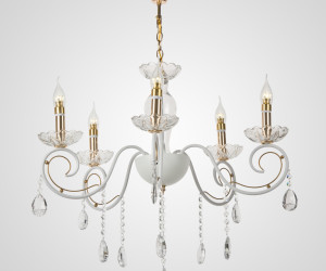 Подвесная люстра P9850-5 WT+GD 000054541