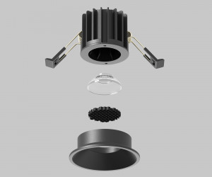 Встраиваемый светильник Technical DL058-7W2.7K-B