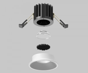 Встраиваемый светильник Technical DL058-7W2.7K-W