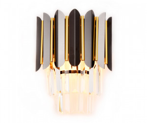 TR5299/2 DCH/GD черный хром/золото E14/2 max 40W 300*250*140