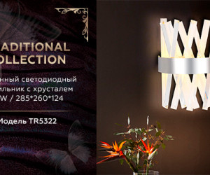 TR5322 CH/CL хром/прозрачный 24W 285*260*124