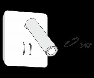 Настенный светильник (бра) Technical C175-WL-01-6W-B