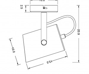 Настенный светильник (бра) Freya FR4004WL-01WB