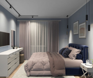 TR1001-BK Шинопровод однофазный, 1 м, черный, заглушки в комплекте