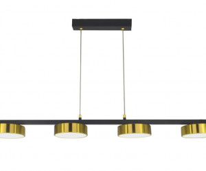 Х20604/4 BK+BRASS LED58W 3000-4000-6000K Dimmer (1 [01103183]