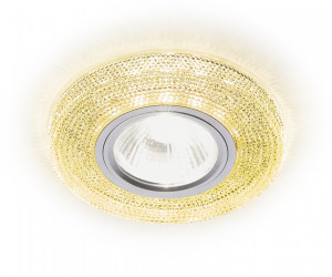 S290 GD хром/топаз/MR16+3W(LED WHITE)