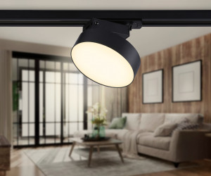 GL6839 BK черный LED 15W 3000K D115*80