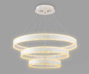 FA6181/3 WH белый 245W 3000K+6400K/3000K/6400K/4200K+4200K D800*940 (ПДУ РАДИО 2.4G)