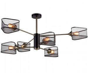 TR80172/6 SB/BK бронза/черный E27/6 max 40W D950*375