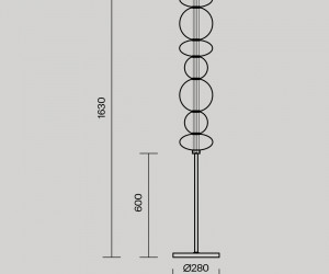 Напольный светильник (торшер) Maytoni MOD307FL-L40B3K