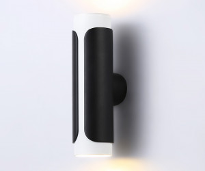 TN51617/2 BK/WH черный/белый GU10/2 D58*195*82