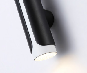 TN51617/2 BK/WH черный/белый GU10/2 D58*195*82