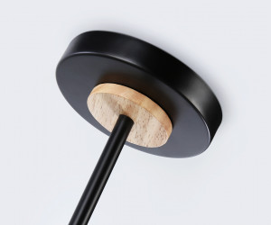 TR8244/2 BK/LWD черный/светлое дерево E27/2 max 40W 590*165*220