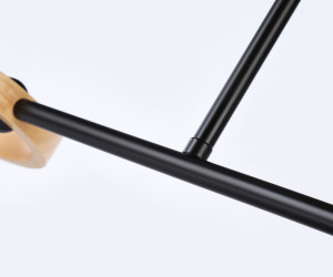 TR8244/2 BK/LWD черный/светлое дерево E27/2 max 40W 590*165*220