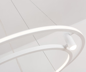 FL5542/2+6 WH белый 90W 3000K/4200K/6400K D600/400*1300 (без ПДУ)