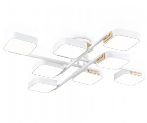 FL4888/8 WH/WD белый/дерево 144W 3000-6000K 960*960*160 (без ПДУ)