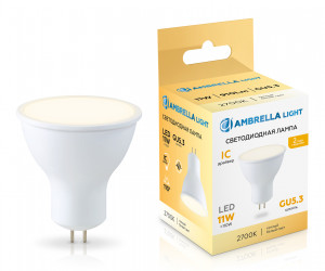 161103 LED MR16 11W IC GU5.3 2700K 175-265V