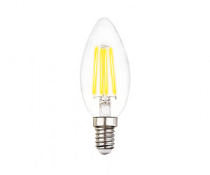 Лампа Filament LED C37-F 6W E14 4200K (60W)