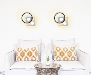 FA230 WH/BK белый/черный LED 3000K/4200K/6400K 28W 210*210*50