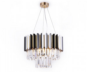 TR5297/7 DCH/GD черный хром/золото E14/7 max 40W D500*780