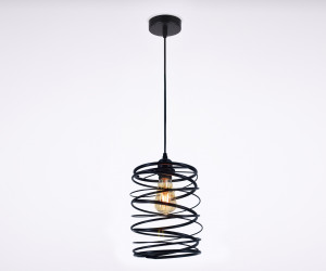 TR8401 BK черный E27 max 60W D190*1000