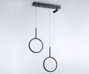 FL5274/2+1 BK черный 38W 3000K/4200K/6400K+4200K 500*20*1200 (ПДУ ИК)