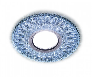 S380 CL/CLD хром/прозрачный MR16+3W(LED COLD)