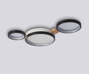 FL4814/3 BK/WH черный/белый 3000K-6400K 45W 620*290*55 (ПДУ ИК)