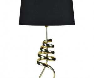 Д-JM6757 Gold+Black, размер: 280*280*570мм (6) светильник настольный