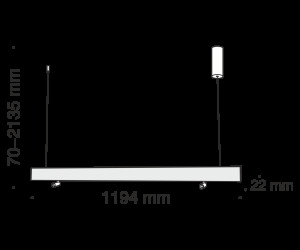 Подвесной светильник Technical P068PL-L27W4K