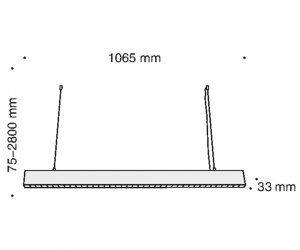 Подвесной светильник Technical P050PL-L40W4K