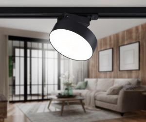 GL6842 BK черный LED 15W 4200K D115*80