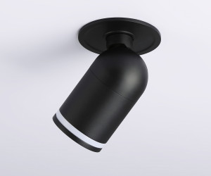 TA1273 SBK/FR черный песок/белый матовый MR16 GU5.3 D55*136