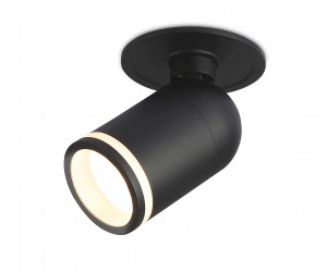 TA1273 SBK/FR черный песок/белый матовый MR16 GU5.3 D55*136